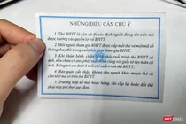 Mặt sau thẻ Bảo hiểm y tế (Ảnh: Minh Thúy) 