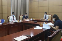 Hội đồng bảo vệ luận án Tiến sĩ online lần đầu tiên được tổ chức tại Trường Đại học Y Hà Nội (Ảnh - Minh Thuý) 