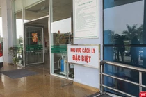 Khu vực cách ly đặc biệt ở Bệnh viện Bệnh Nhiệt đới Trung ương (Ảnh - Minh Thuý) 