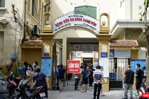 Bệnh viện Đa khoa Xanh Pôn - nơi điều trị cho 18 trẻ bị tiêm nhầm vaccine COVID-19 (Ảnh - Minh Thuý) 