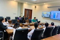 Bệnh viện Nhi Trung ương tổ chức khám, chữa bệnh từ xa (Ảnh - BVCC) 