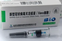 Vaccine phòng COVID-19 (Vero Cell), Inactivated do Trung Quốc sản xuất (Ảnh - AFP)