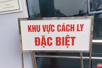 Khu vực cách ly tại Bệnh viện Bệnh Nhiệt đới Trung ương (Ảnh - Minh Thuý) 