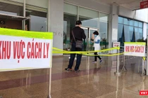 Khu vực cách ly phòng COVID-19 (Ảnh - Minh Thuý) 