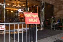 Khu vực cách ly phòng COVID-19 (Ảnh - Trung Nguyên) 