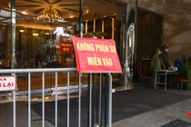 Khu vực cách ly phòng COVID-19 (Ảnh - Trung Nguyên) 