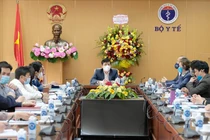 Bộ Y tế họp về tổ chức chiến dịch tiêm chủng vaccine phòng COVID-19 ở Việt Nam (Ảnh - Trần Minh) 