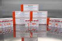 Lô vaccine Sputnik V lần đầu tiên được sản xuất tại Việt Nam (Ảnh - VABIOTECH) 