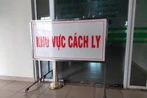 Khu vực cách ly phòng COVID-19 (Ảnh: Minh Thuý) 