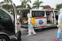 Phun khử khuẩn phòng COVID-19 (Ảnh - Minh Thuý) 