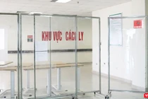 Khu vực cách ly phòng COVID-19 (Ảnh - Minh Thuý) 