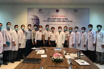 Bệnh viện Răng Hàm Mặt Trung ương TP. Hồ Chí Minh tổ chức buổi hội chẩn trực tuyến khám, chữa bệnh từ xa vào chiều nay (14/8) (Ảnh: Khánh Phương)