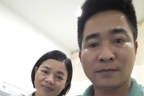 Vợ chồng anh Minh, chị Hướng hạnh phúc khi có con (Ảnh - BVCC) 