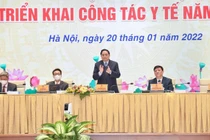 Thủ tướng Chính phủ Phạm Minh Chính tại hội nghị (Ảnh - VGP/Nhật Bắc) 