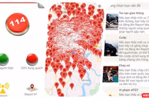 Giao diện của App Help 114 - Công an TP.HCM - Ảnh: Hoà Bình