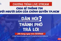 Livestream Dân hỏi thành phố trả lời sẽ lên sóng vào 20h hàng ngày, từ 24/8/2021 đến hết ngày 6/9 
