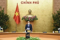 Thủ tướng Nguyễn Xuân Phúc chủ trì cuộc họp. Ảnh- VGP
