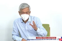 Phó Chủ tịch UBND TP.HCM Võ Văn Hoan trả lời người dân, khẳng định nếu ra đường không có lý do chính đáng vẫn bị phạt. Ảnh: Hoà Bình chụp màn hình. 