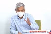 Phó Chủ tịch UBND TP.HCM Võ Văn Hoan trả lời người dân, khẳng định nếu ra đường không có lý do chính đáng vẫn bị phạt. Ảnh: Hoà Bình chụp màn hình. 