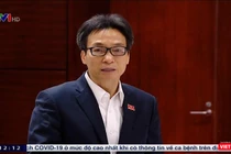 Phó Thủ tướng Vũ Đức Đam nhấn mạnh tại cuộc họp sáng nay, cần đảm bảo an toàn tối đa cho lực lượng phòng, chống dịch (Ảnh chụp màn hình cuộc họp khẩn) 