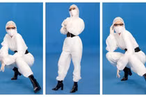 Hoa hậu Khánh Vân hoá thân thành biểu tượng chống COVID-19 (Ảnh: Sang Đào) 