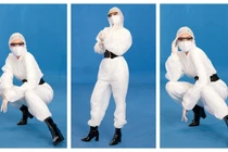 Hoa hậu Khánh Vân hoá thân thành biểu tượng chống COVID-19 (Ảnh: Sang Đào) 