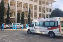 Bệnh viện Dã chiến số 1 vừa đi vào hoạt động, tiếp nhận điều trị bệnh nhân COVID-19 - Ảnh: SYT TP.HCM