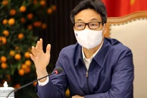 Phó Thủ tướng Vũ Đức Đam tại cuộc họp Ban chỉ đạo Quốc gia phòng chống dịch COVID-19 - Ảnh: VGP/Đình Nam 