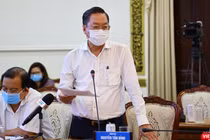 Ông Nguyễn Tấn Bỉnh - Gíam đốc Sở Y tế TP.HCM cho hay, TP.HCM có 710.773 người được tiêm vaccine phòng COVID-19 trong đợt 4. Ảnh: TTBC 