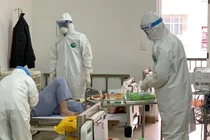 Khu vực cách ly, điều trị bệnh nhân COVID-19 tại BV Dã chiến Hải Dương (Ảnh: BYT) 