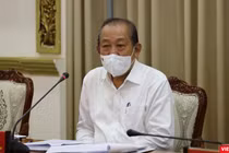 Phó Thủ tướng thường trực Trương Hoà Bình chỉ đạo tại cuộc họp sáng nay ngày 1/6 - Ảnh: Huyền Mai