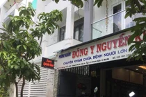 Phòng khám đông y Nguyễn Khoa (địa chỉ tại đường số 2, khu dân cư Phước Kiển, huyện Nhà Bè, TP.HCM) - Ảnh: PLO 