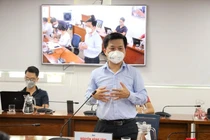 Phó giám đốc Trung tâm Kiểm soát bệnh tật TP.HCM Nguyễn Hồng Tâm. Ảnh: Linh Nhi