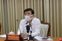 Ông Nguyễn Thành Phong chỉ đạo, Khu công nghệ cao TP.HCM phải là trung tâm sản xuất, dịch vụ ứng dụng công nghệ cao (Ảnh: TTBC) 