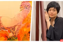 Triển lãm “Hương lụa” Khai mạc chiều tối 7/5/2021 (Ảnh: Hoà Bình) 