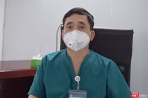 TS BS Đỗ Ngọc Sơn - Phó Giám đốc Trung tâm Hồi sức COVID Bạch Mai tại TP.HCM. Ảnh: Hoà Bình