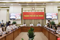 TP.HCM họp Ban Chỉ đạo phòng, chống COVID-19, xác định tinh thần bình tĩnh chuẩn bị phương án ứng phó với tình huống có 5.000 ca nhiễm (Ảnh: TTBC) 