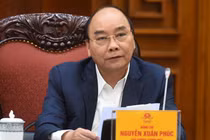 Thủ tướng Nguyễn Xuân Phúc điều hành các phiên họp Chính phủ (Ảnh: VGP) 