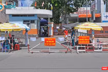 Được biết, cán bộ Công an mắc COVID-19 đã trực tại chốt bệnh viện quận Tân Phú, là nơi phát hiện một số ca bệnh (Ảnh: CDC TP.HCM) 