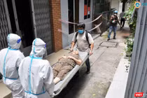 Cấp cứu bệnh nhân FO nặng trong vùng dịch TP.HCM. Ảnh: HCDC