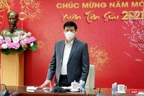 Bộ trưởng Bộ Y tế Nguyễn Thanh Long đánh giá có thể số ca nhiễm ở TP.HCM chưa dừng lại - Ảnh: Trần Minh 