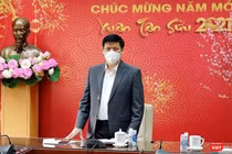 Bộ trưởng Bộ Y tế Nguyễn Thanh Long đánh giá có thể số ca nhiễm ở TP.HCM chưa dừng lại - Ảnh: Trần Minh 