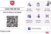 TP.HCM bắt đầu tiến hành cập nhật thông tin tiêm vaccine COVID-19 trên Hồ sơ sức khoẻ điện tử cho người dùng. Ảnh chụp màn hình
