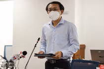 Giám đốc Sở Thông tin - Truyền thông Lâm Đình Thắng phát biểu tại họp báo. Ảnh: Huyền Mai