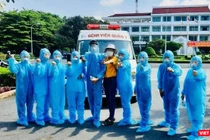 TP.HCM đã qua đỉnh dịch, Bệnh viện Quận 7 trở thành cơ sở y tế đầu tiên đáp ứng các tiêu chí mở cửa trở lại bình thường. Ảnh: HCDC