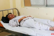 Bệnh nhân nhập viện điều trị sốt xuất huyết (Ảnh: Minh Thảo)