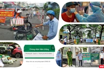 TP.HCM đã có 17 địa phương đề nghị được công nhận kiểm soát dịch. Ảnh: Hoà Bình