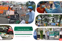 TP.HCM đã có 17 địa phương đề nghị được công nhận kiểm soát dịch. Ảnh: Hoà Bình