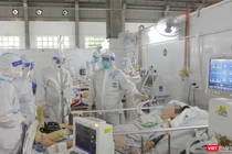 Các bác sĩ sau khoá học sẽ luân phiên đến các bệnh viện dã chiến tầng 3 (Hình ảnh tại BV dã chiến 3 tầng số 16) 