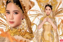 Đại diện Việt Nam dự thi Miss Eco Teen International - Miss Eco Teen Việt Nam Bella Vũ Huyền Diệu trong trang phục "Rồng Phượng" 